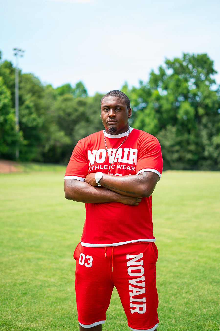 Varsity Red Novair Summer Set