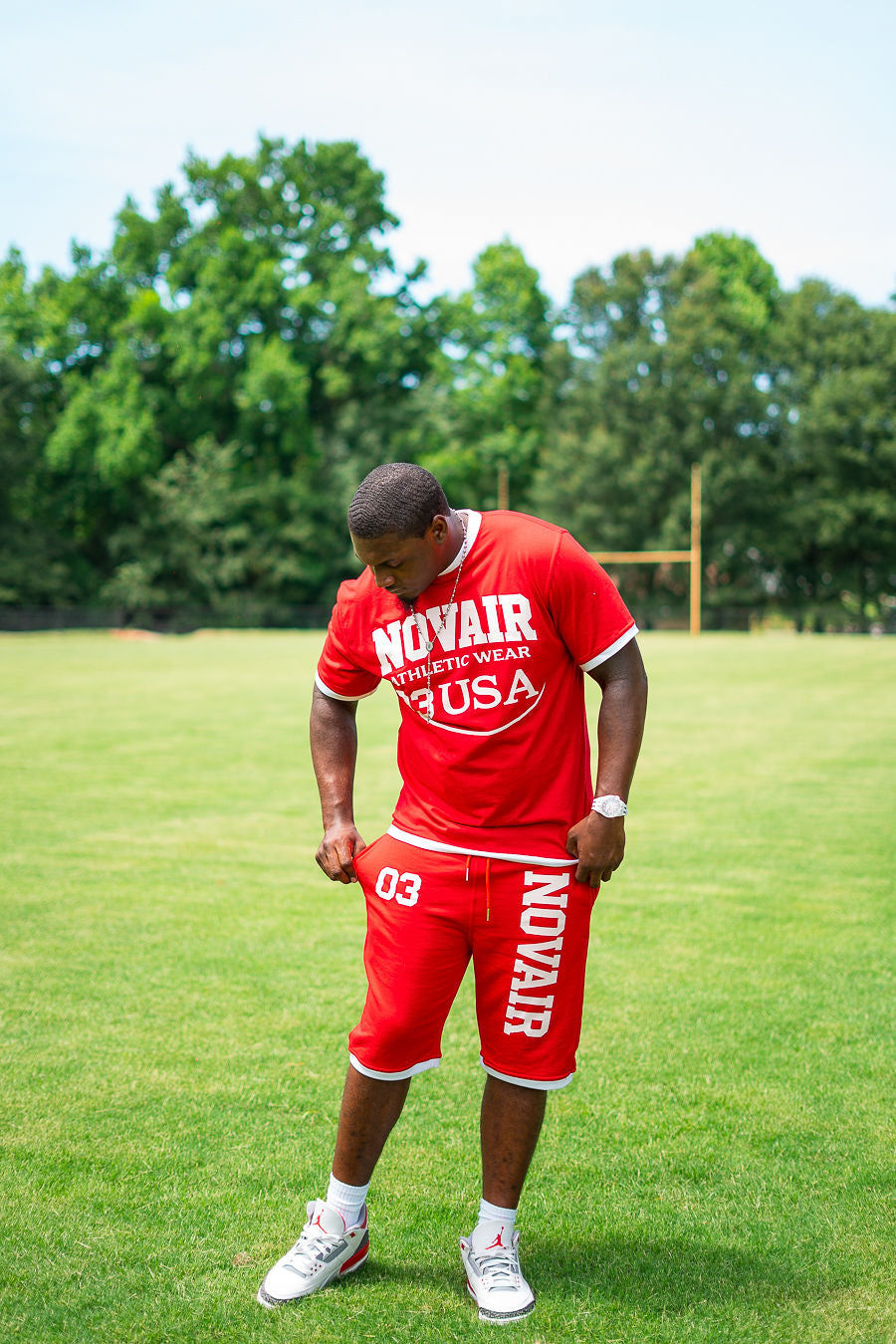 Varsity Red Novair Summer Set