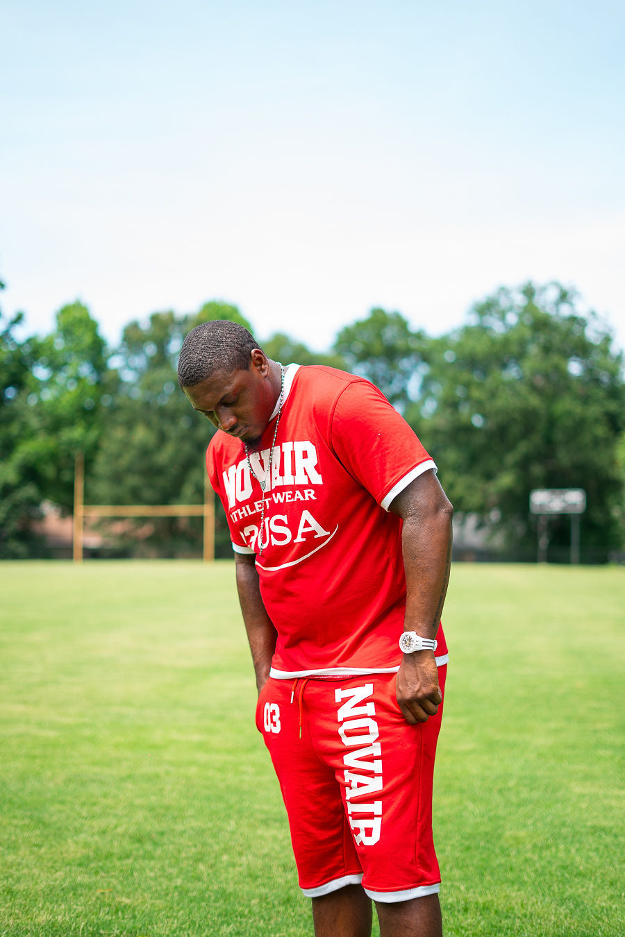 Varsity Red Novair Summer Set